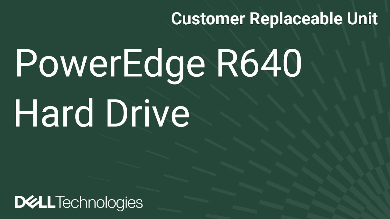 Dell  PowerEdge R640: Remove/Install Hard Drive Backplane