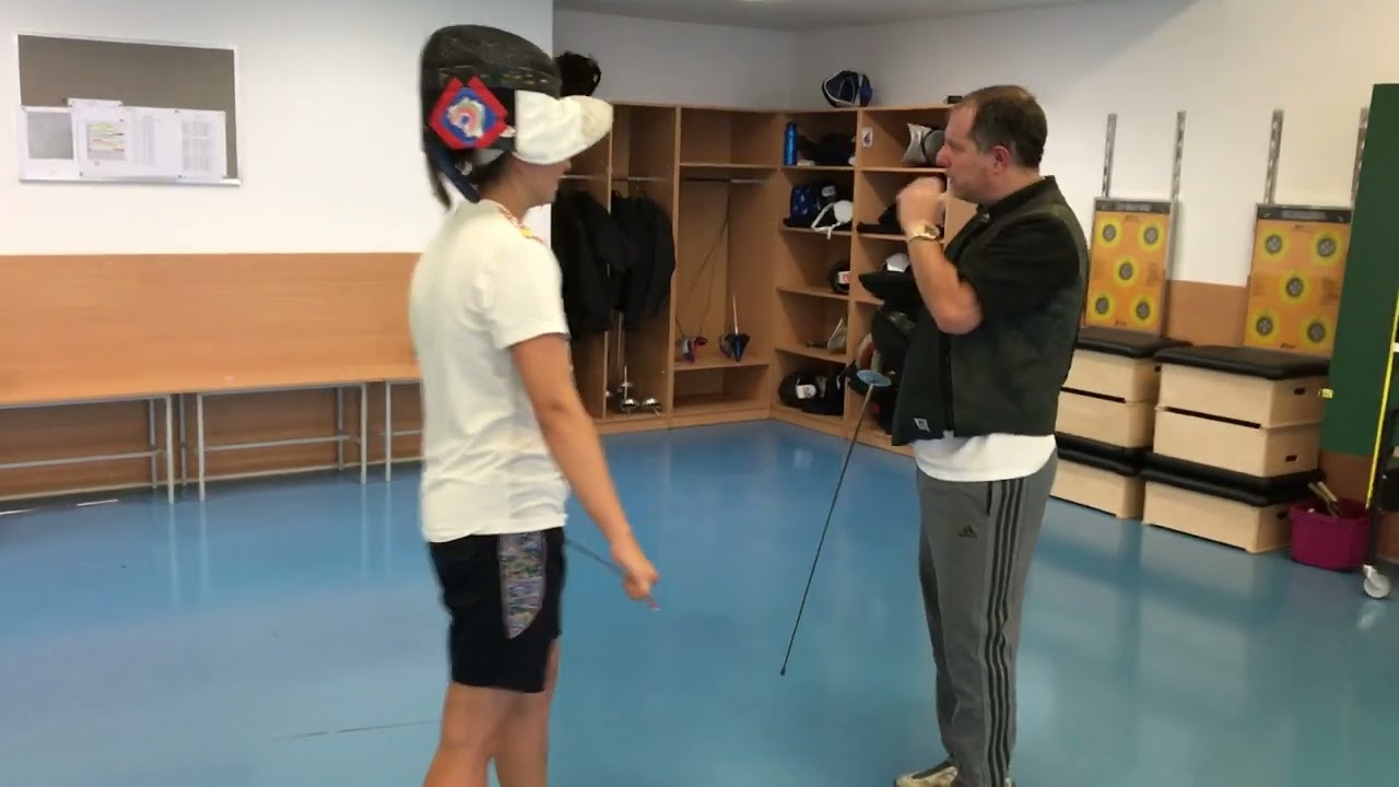 Coach zoltan Bernat long Foil lesson Video