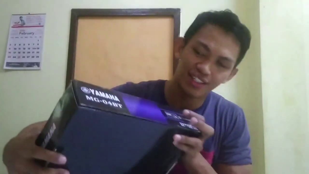 Unboxing, YAMAHA MG-04BT, Audio Mixer