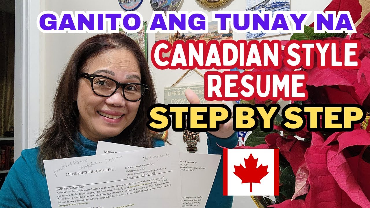 THE RIGHT CANADIAN STYLE RESUME AND COVER LETTER FOR DIRECT HIRING/STEP BY STEP PROCESS #resume
