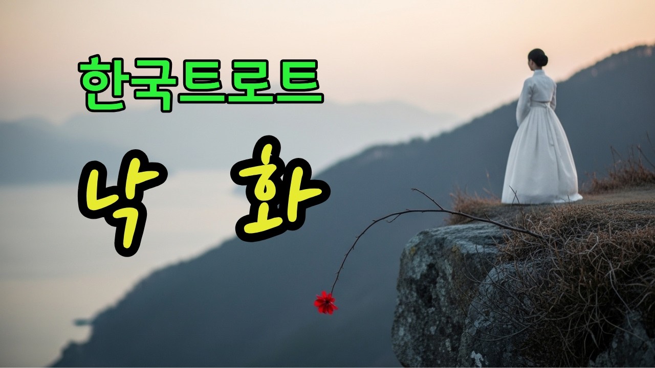 낙화ㅣ애절한 감성트로트 ❤️ #한국트로트ㅣ인생트로트ㅣ케이팝ㅣK-pop ㅣ트로트ㅣ한국음악ㅣtrotㅣ7080ㅣ5060