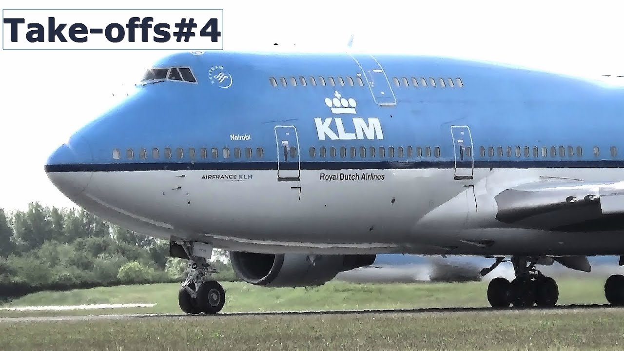 Amsterdam Airport Schiphol planespotting - Take-offs #4