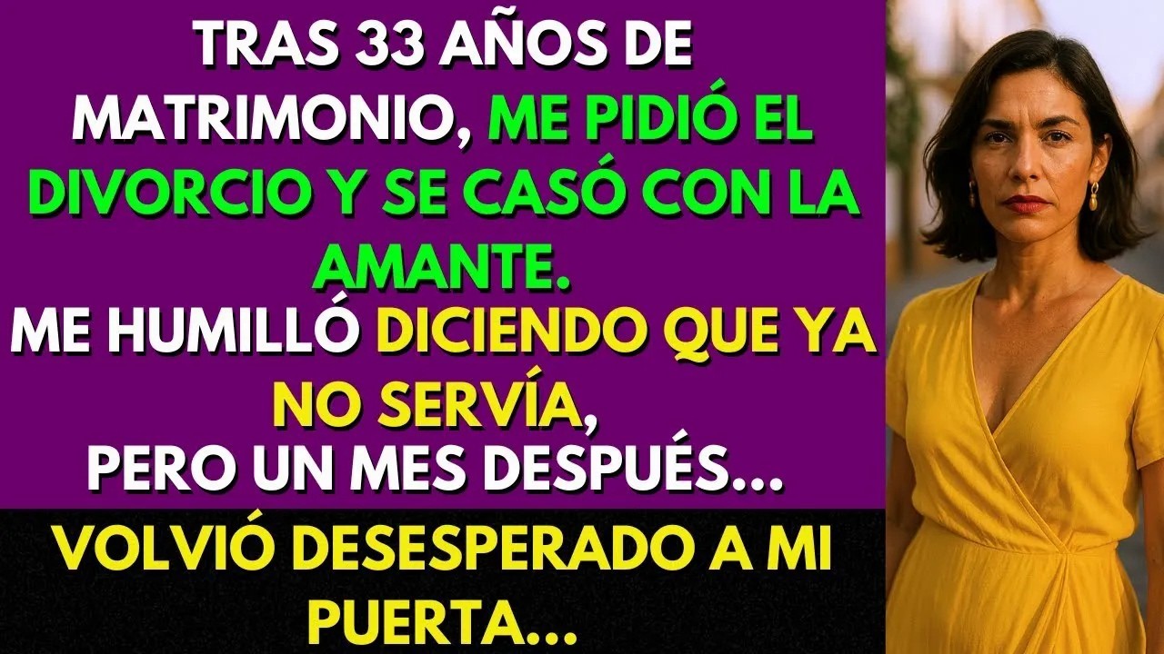 Se Casó Con La Amante Justo Después de Nuestro Divorcio  Un Mes Después Volvió Desesperado