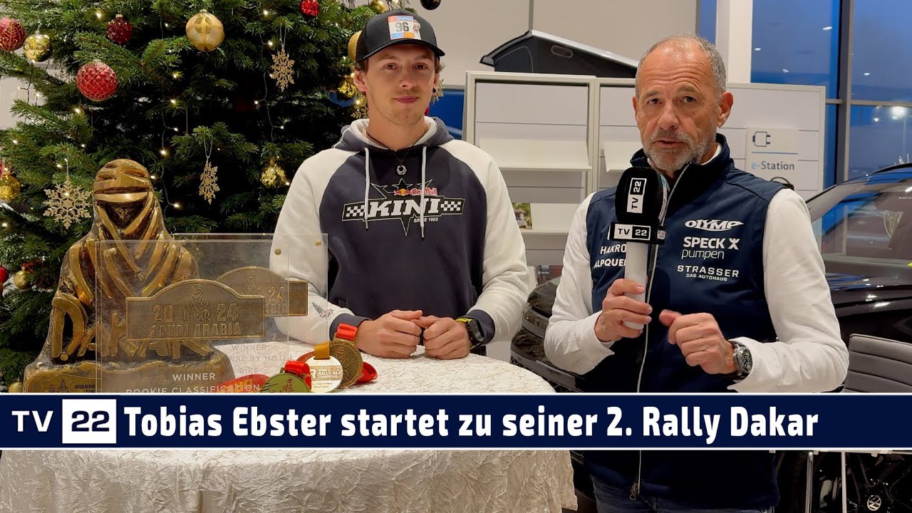 MOTOR TV22: Rookie & Malle Moto Sieger Tobias Ebster bei der Rally Dakar 2025