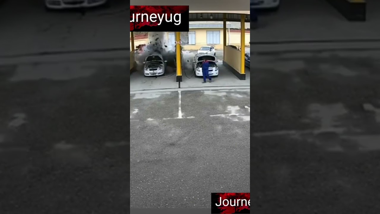 Electric Car Battery Hit Blast