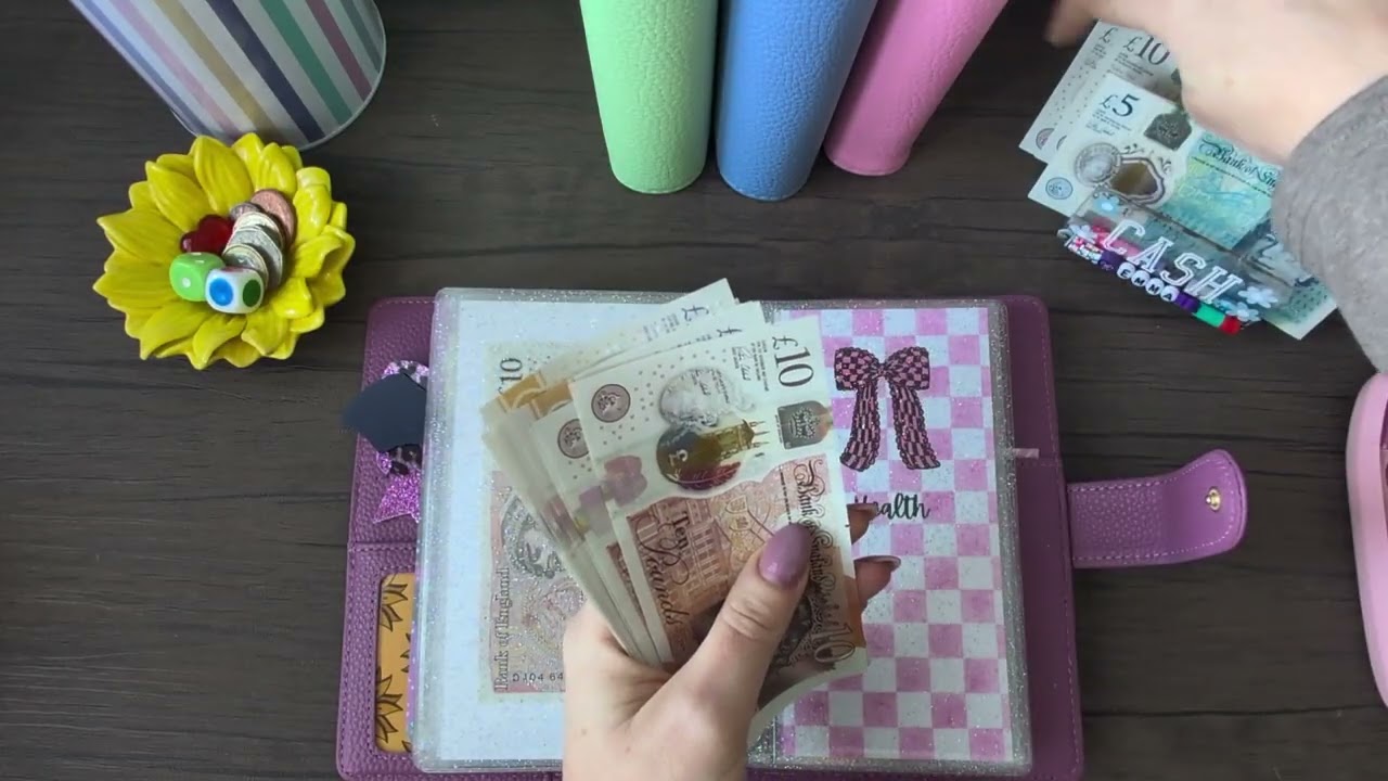 DECEMBER 2025 Week 2 Cash Stuffing budgeting £330. Sinking funds and games. UK Cash Stuffer