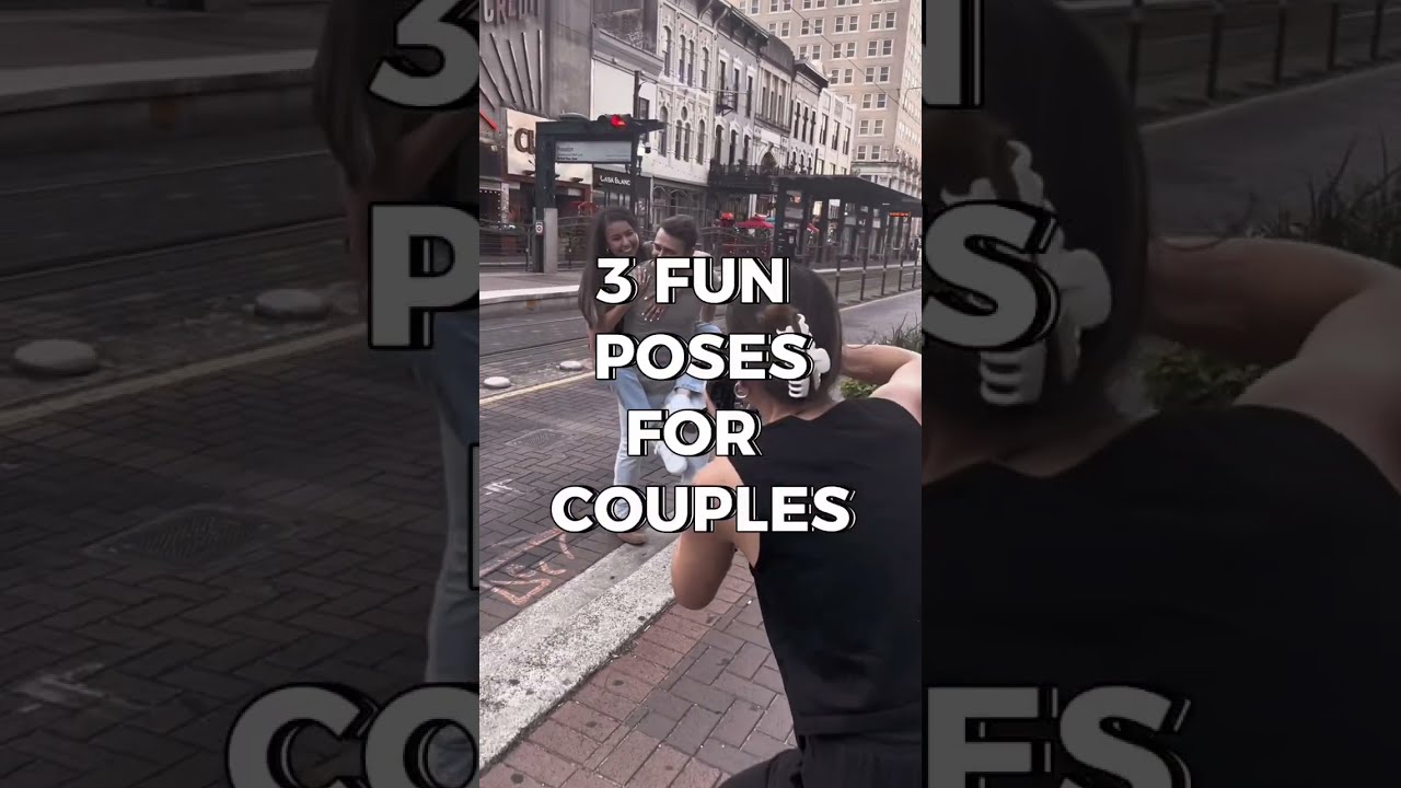 3 Fun Poses For Couples #photographytips #photoideas #photographer #coupleshoot #posing