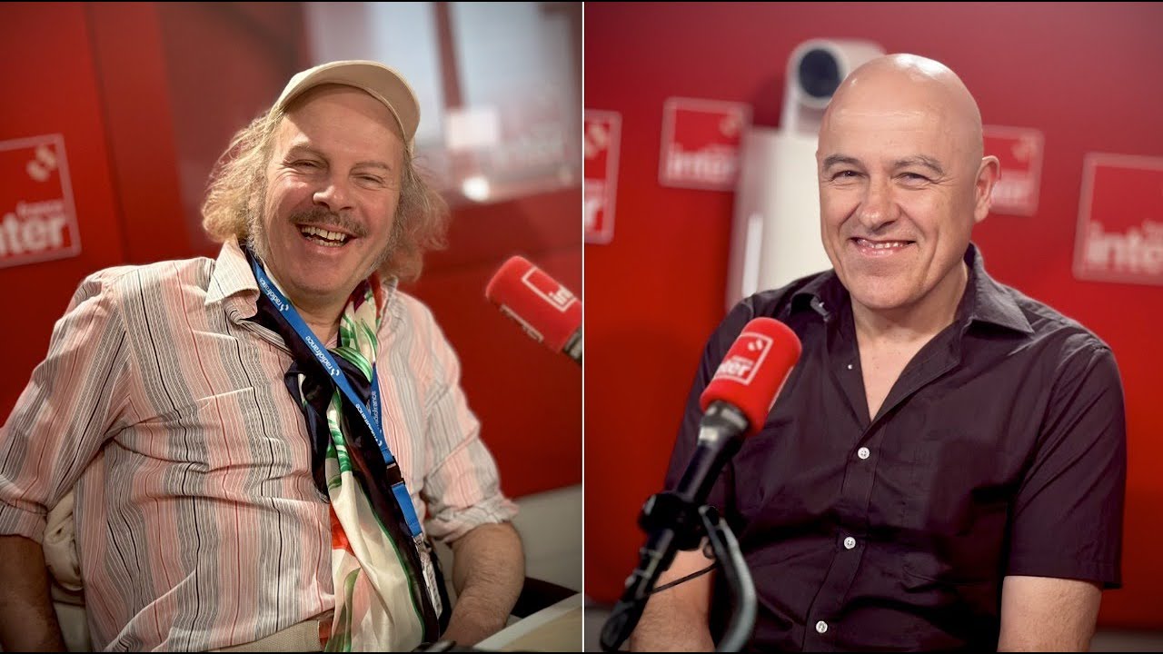 Philippe Katerine et Dominique A, avant le concert “Pop Symphonic”