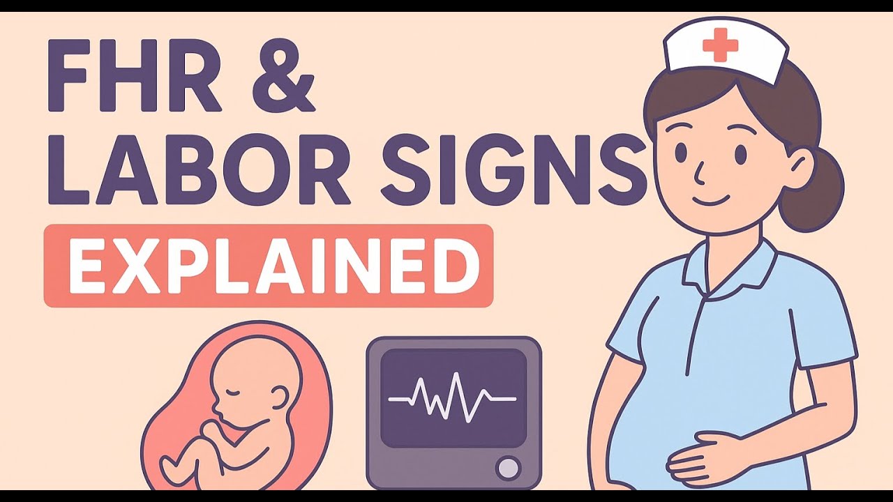 Fetal Heart Rate Monitoring in Labor Explained | CTG, Variability, Decelerations | BSc & GNM Nursing
