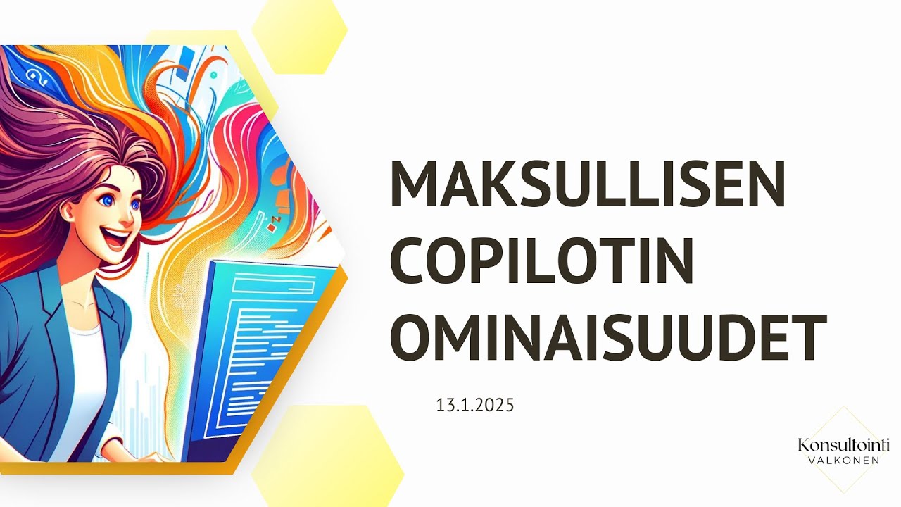 Tekoälyn käyttöohjeet: Kurkistus maksullisen Copilotin ominaisuuksiin 13.1.2025