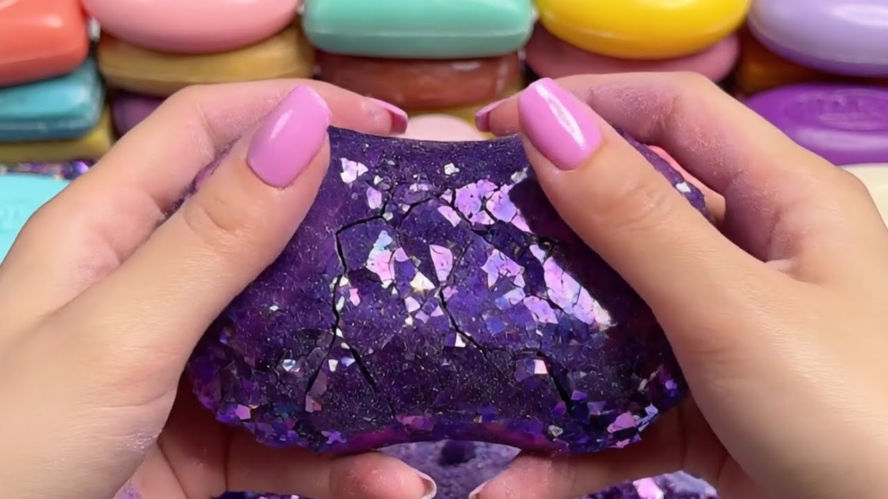 Soap-chalk crushing compilation ❤️ subscribe ❤️
