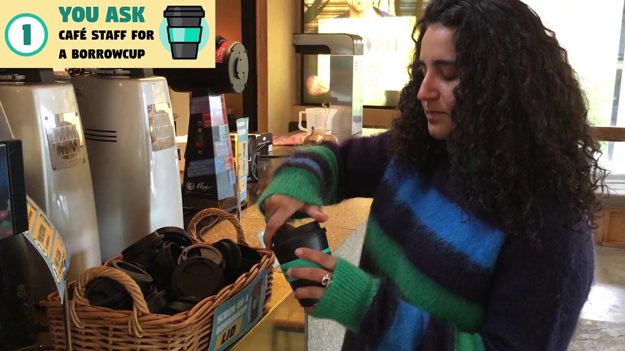 Monash BorrowCup - A free reusable coffee cup to borrow