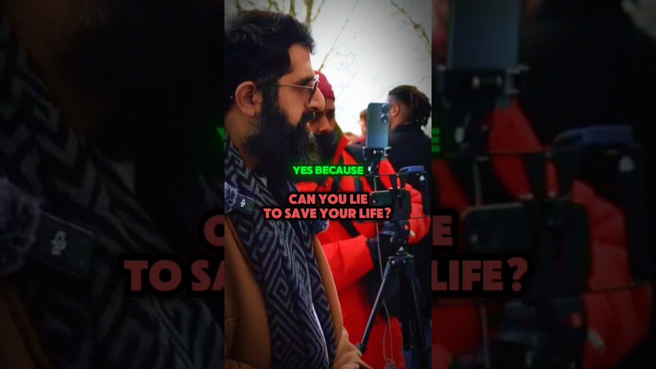 CAN YOU LIE TO SAVE YOUR LIFE? #muslim #islam #religion #christian #dawah #speakerscorner