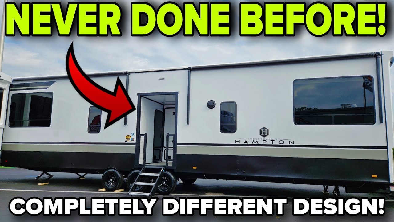 TOTALLY DIFFERENT DESIGN! Crossroads Hampton 2 House HP404DP Destination RV