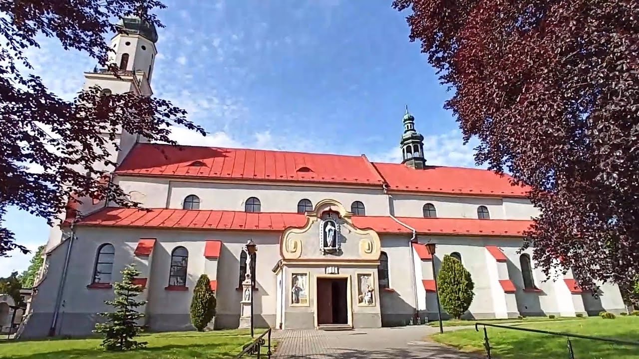 Baborów - Kościół par. pw. Narodzenia NMP oraz wiele innych zabytków miasteczka - Turystyka Rowerowa