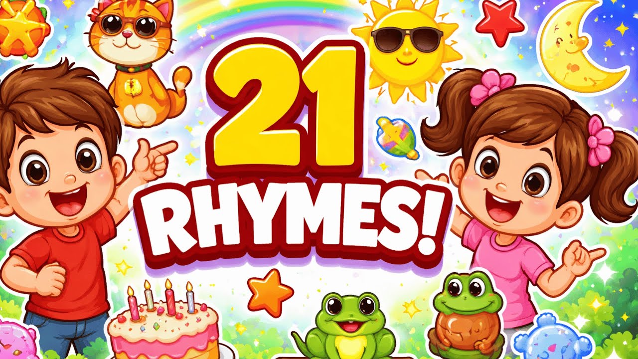 21and 20 Popular Nursery Rhymes for Kids 🎶 | ABC Songs, Baby Rhymes & Kids Videos