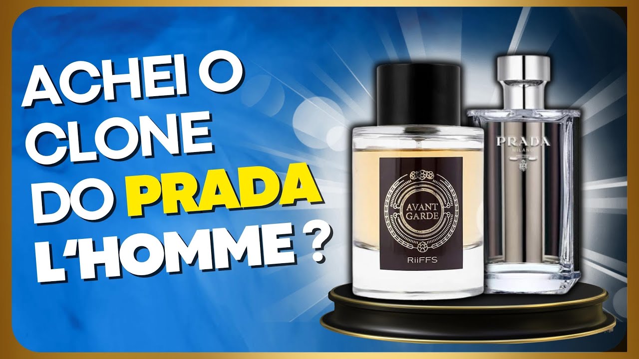 ACHEI o MELHOR Contratipo do PRADA L'HOMME | Perfume AVANT GARDE da RIIFFS é INCRÍVEL a Similaridade