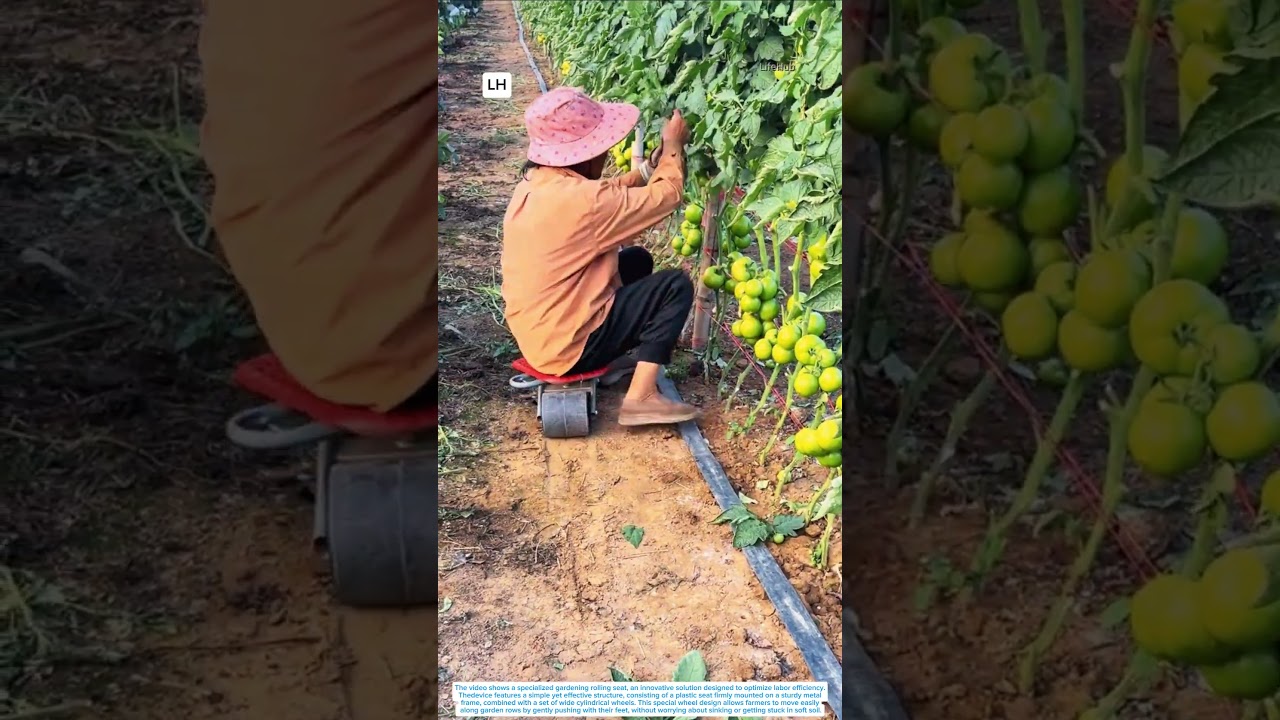 Rolling Garden Seat &ndash; A Smart Innovation for Farmers