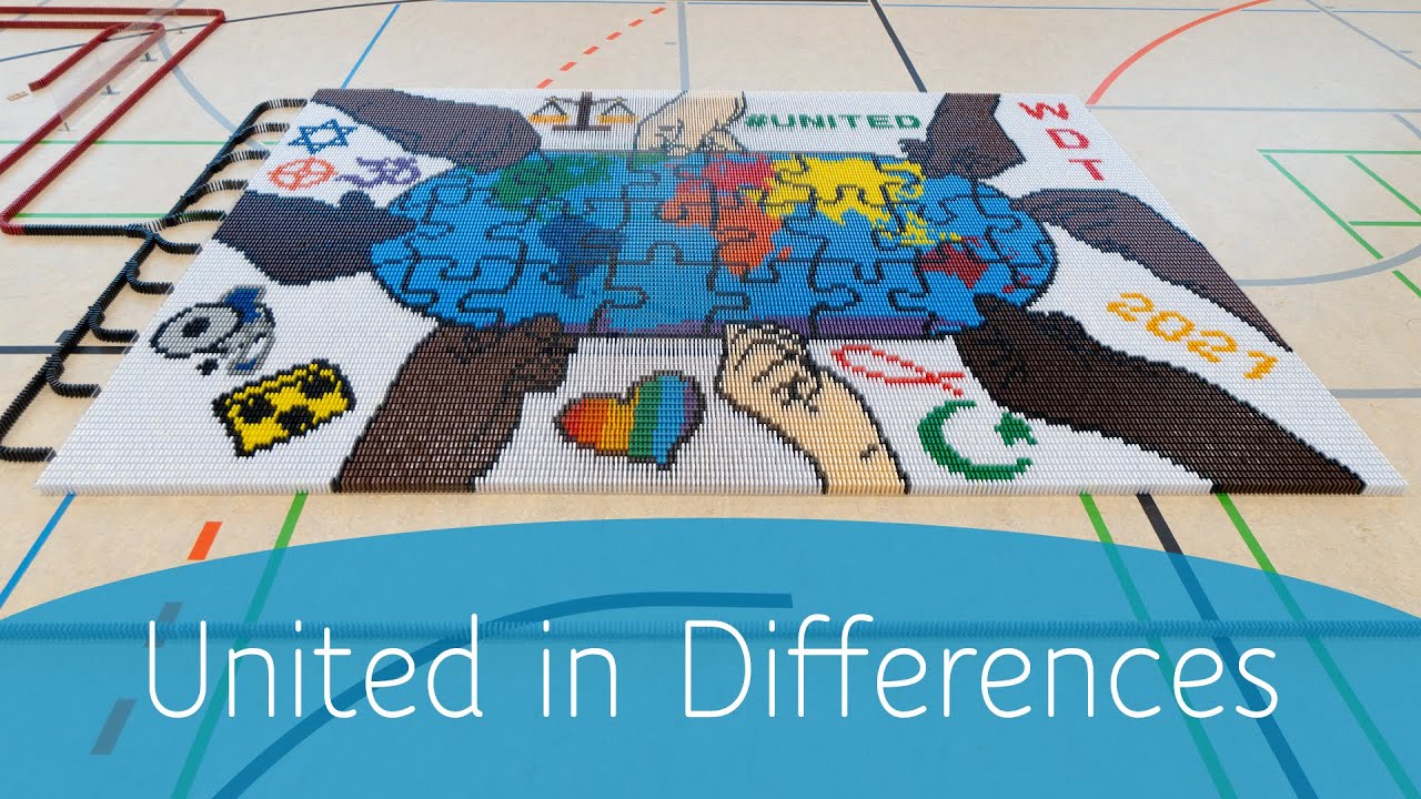 United in Differences (175,000 Dominoes) - WDT 2021