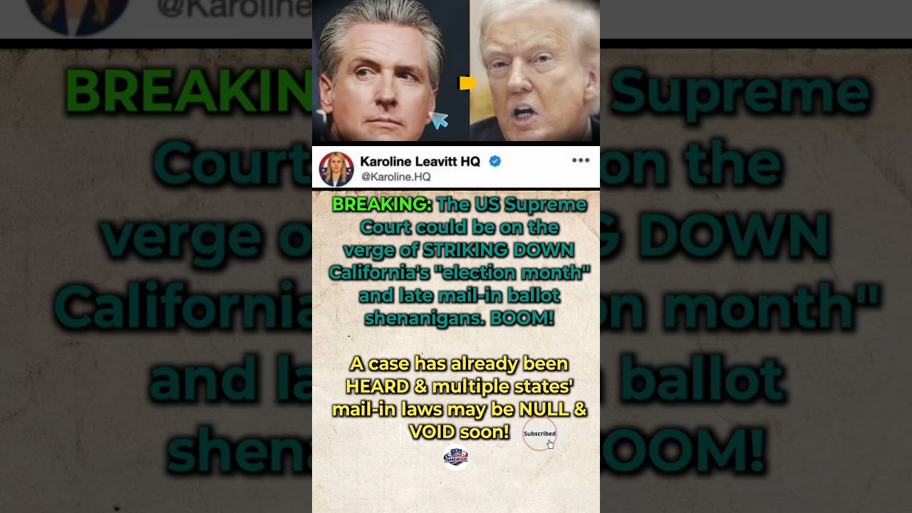 Supreme Court & Mail-In Ballots: Major Election Debate Erupts 🇱🇷🔥#news #us #latestnews #usa #trump