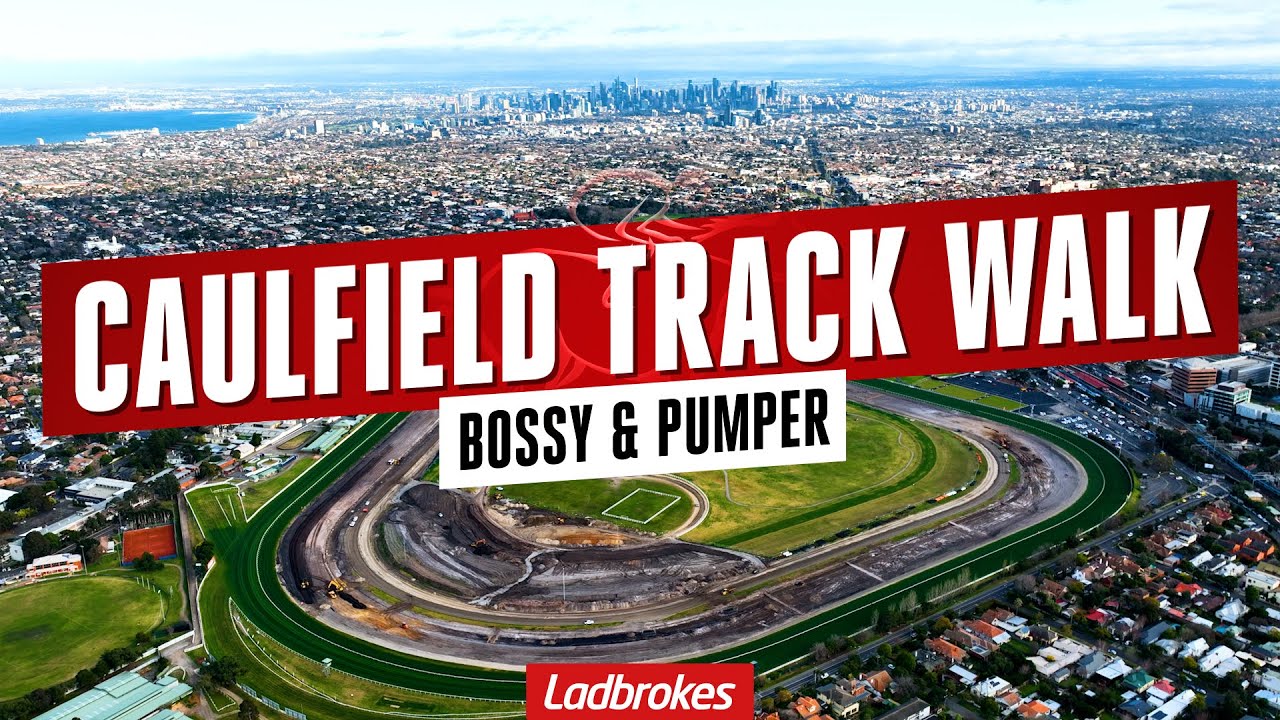 Caulfield Cup Track Walk With Bossy & Pumper