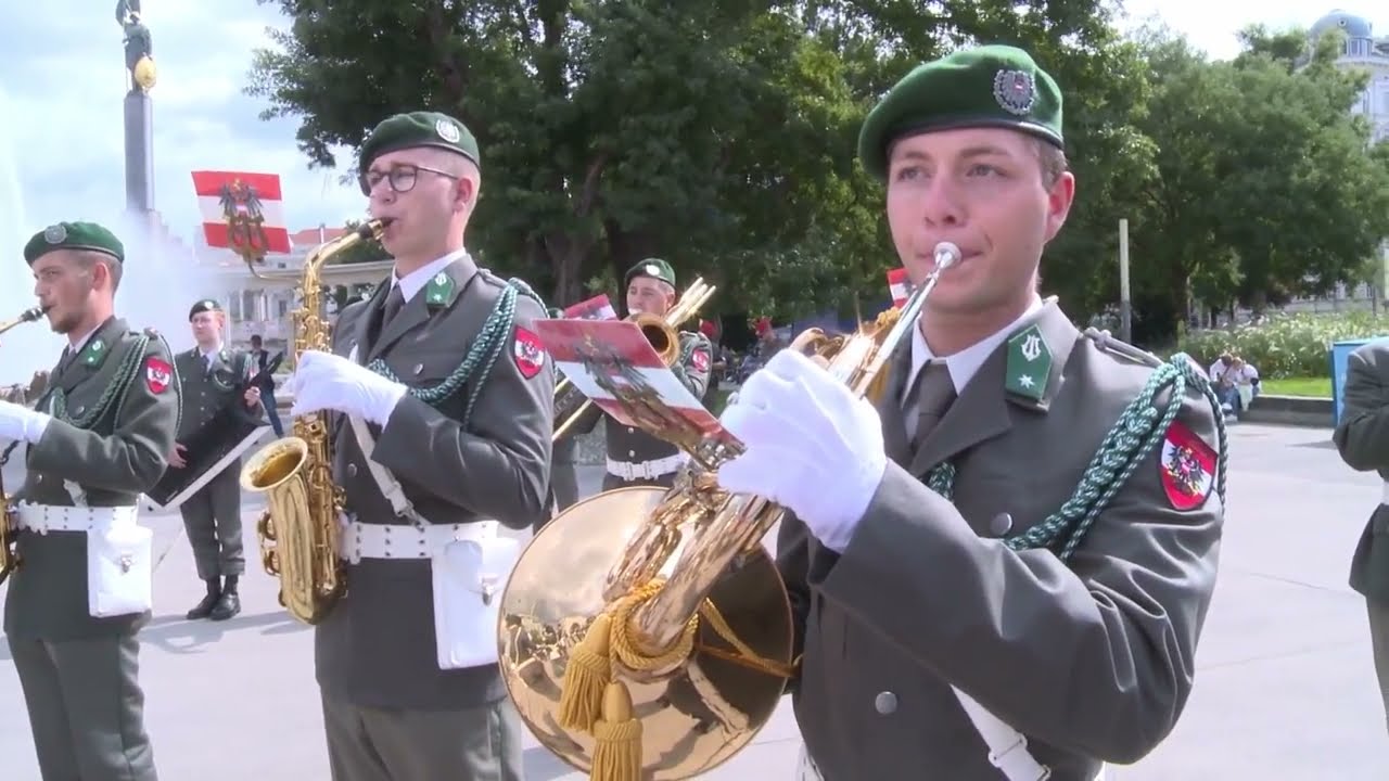 Videoauftritt der Militärmusik Tirol für das Festival "Spasskaya Tower"