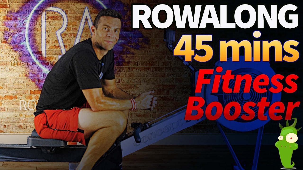 45 minute Indoor Rowing Workout - Fitness Builder - 10KW4S2 - Not just for Concept2