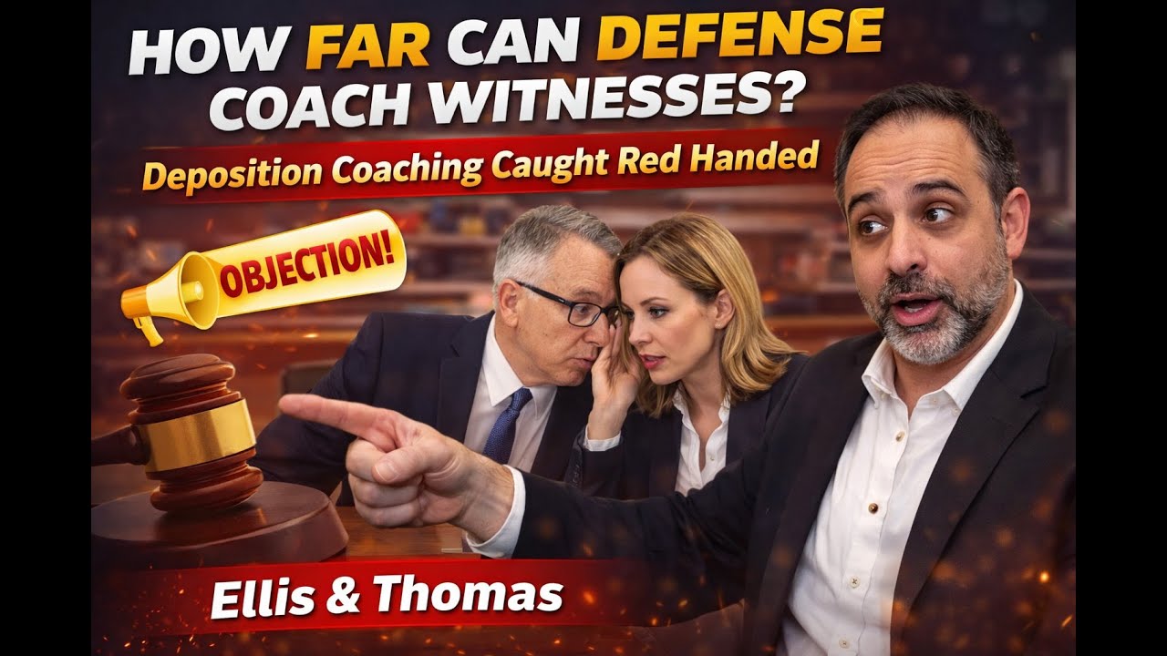 How Far Can Defense Coach Witnesses? Deposition Coaching Caught Red Handed (Ellis & Thomas)