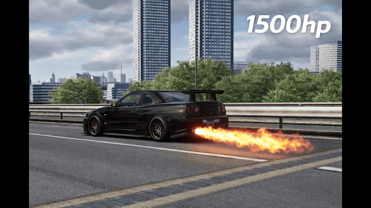 Assetto Corsa Nissan GTR'34 1500HP Filim Tadında!!!!