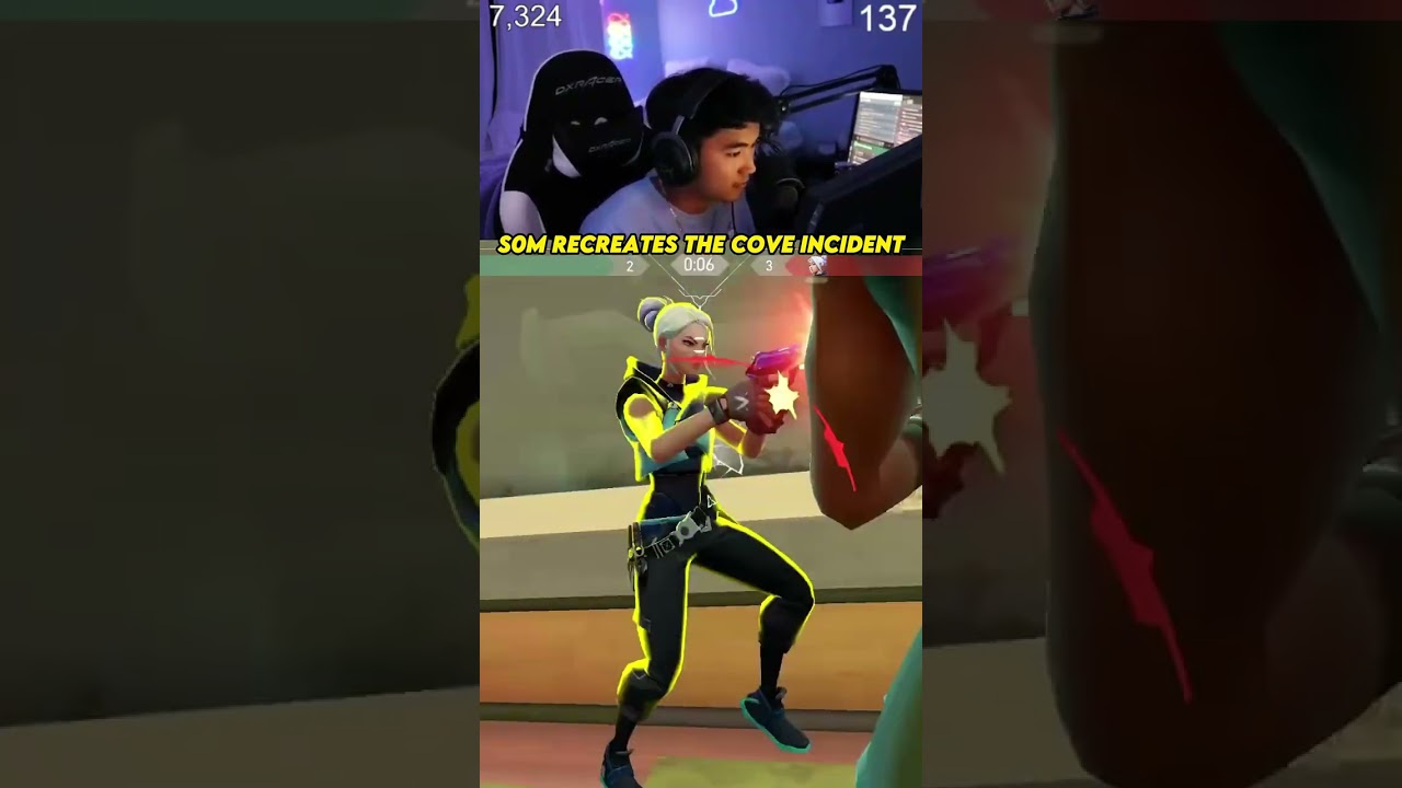 S0m Performs The Cove Incident 2.0 (via twitch.tv/s0mcs) #valorant #valorantclips #s0mcs