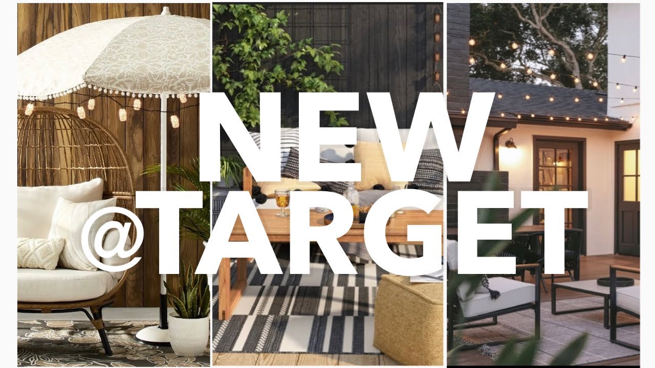 New Spring 2022 At Target // Home Decor // Trendy Patio Furniture