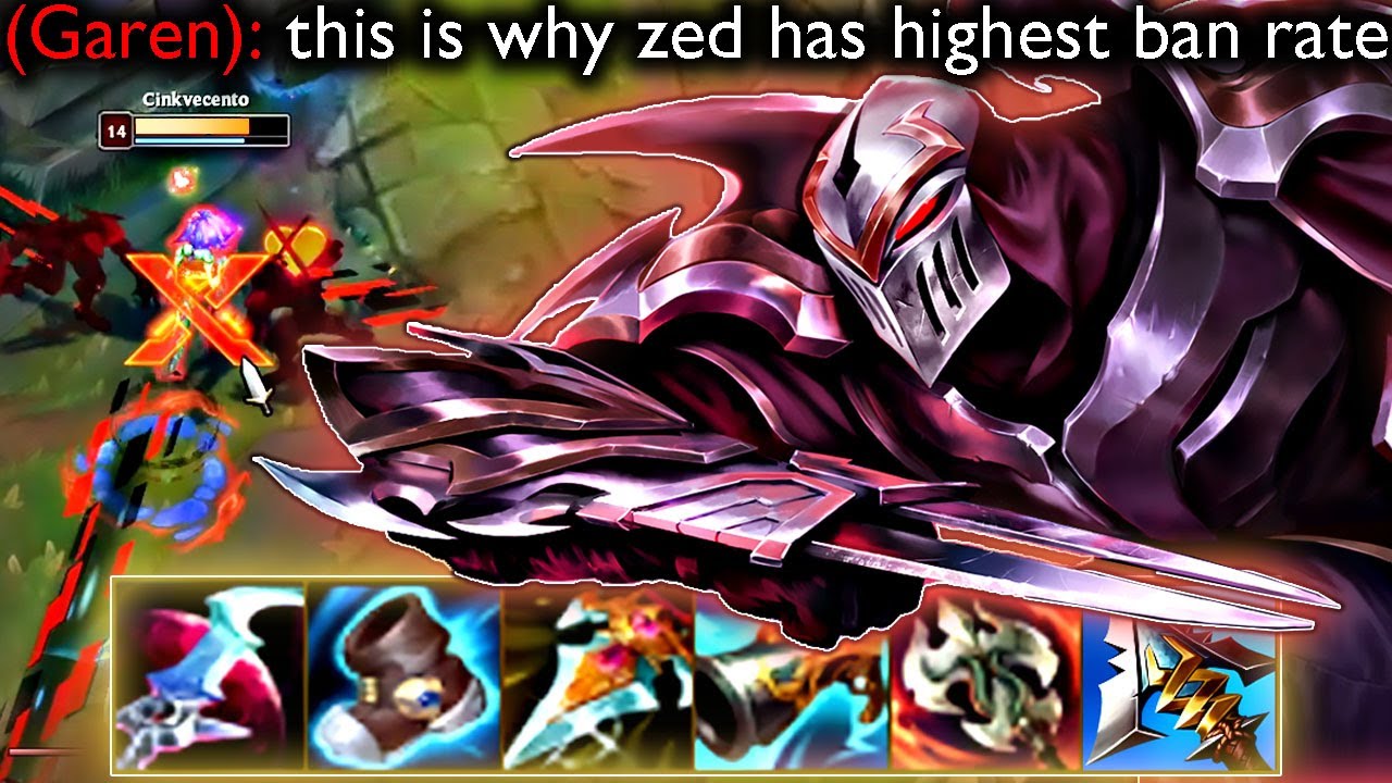 THIS IS WHY ZED HAS THE HIGHEST BAN RATE..