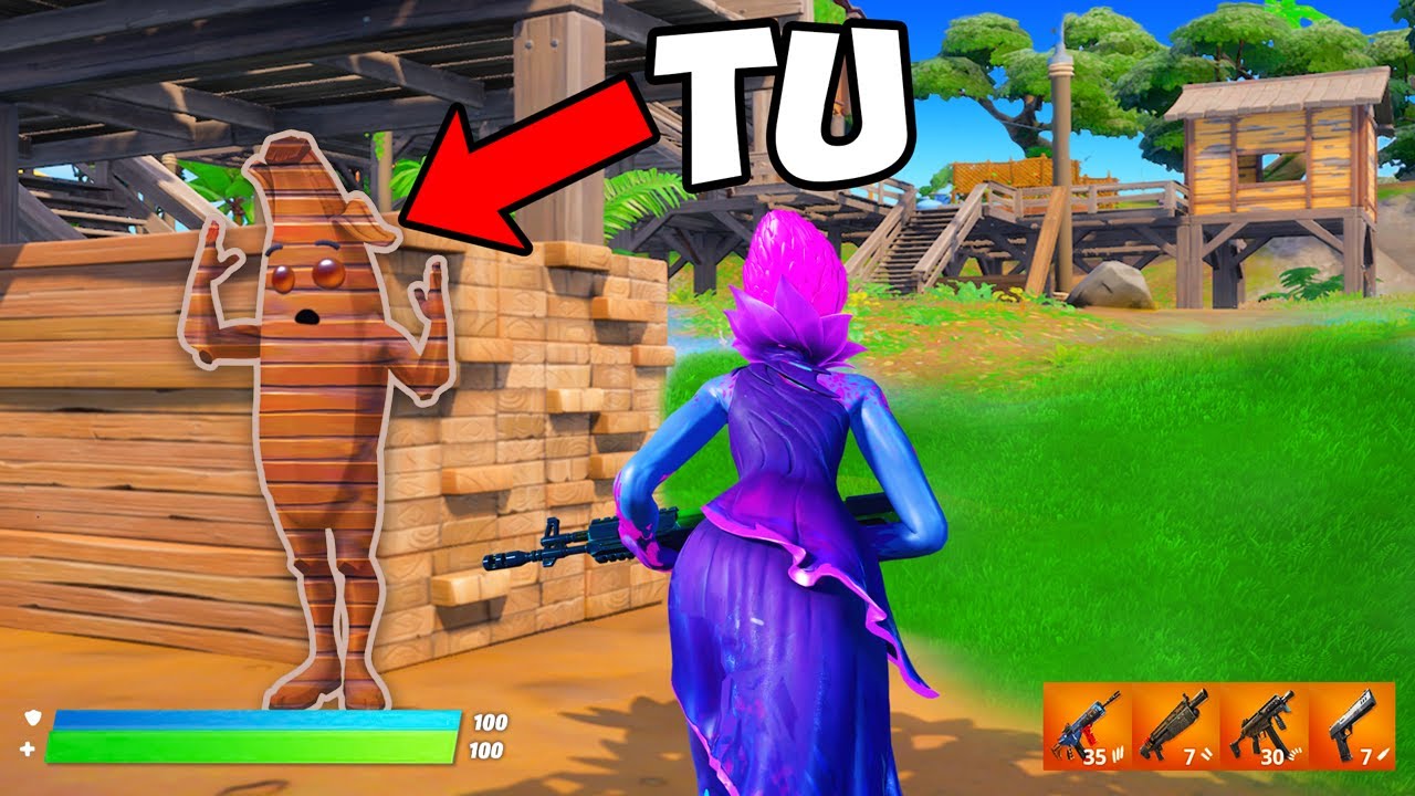NIEWIDZIALNY CHOWANY Ale 100 WIDZÓW Chowa Się Na Jonesowo w Fortnite