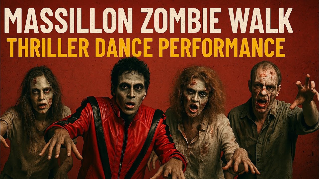 THRILLER DANCE | Massillon Ohio ZOMBIE WALK 2025