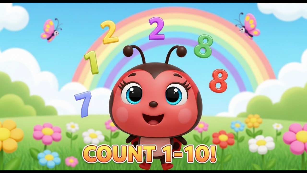 🐞 Ladybug Counting Song 🔢