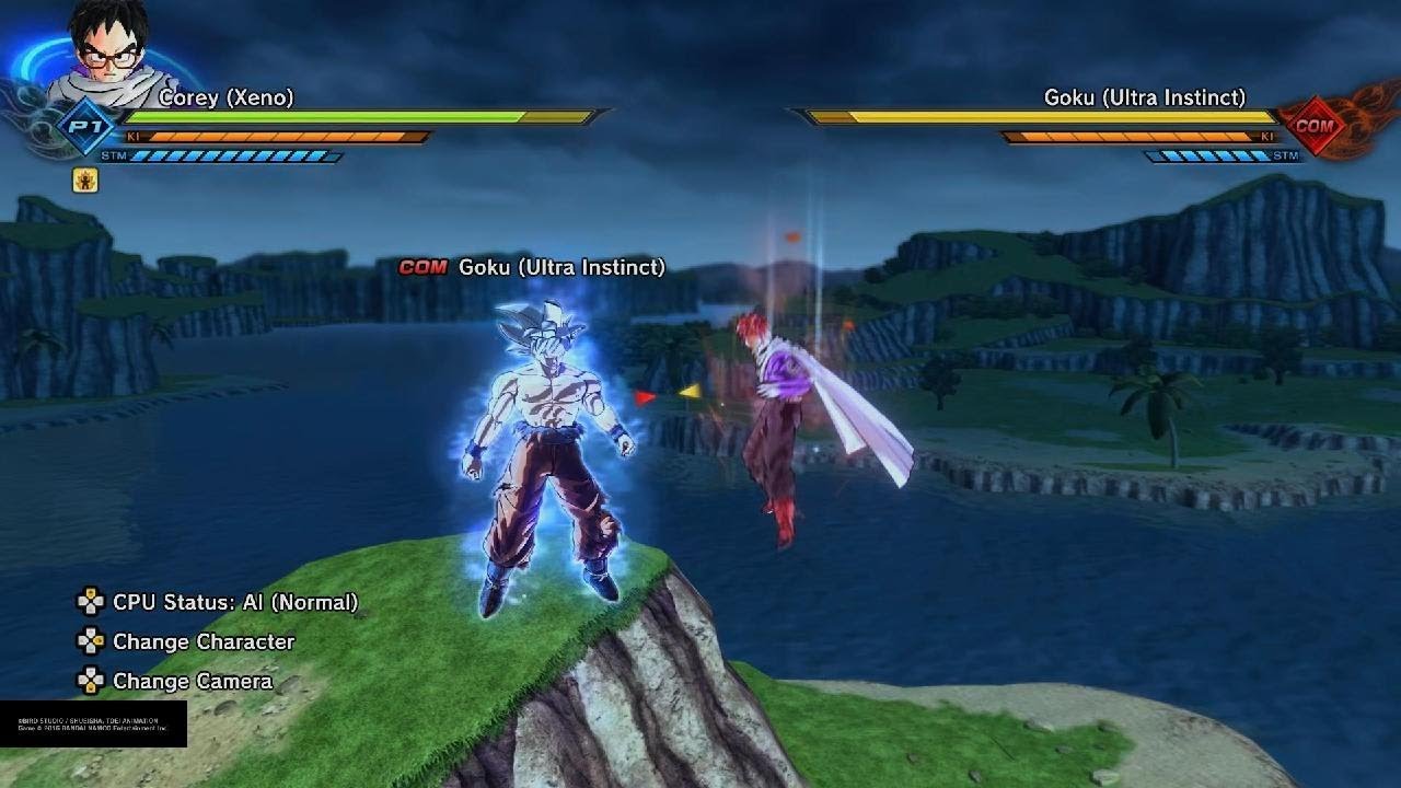 DRAGON BALL XENOVERSE 2 Xeno Corey ssj God vs Ultra instinct Goku Rematch