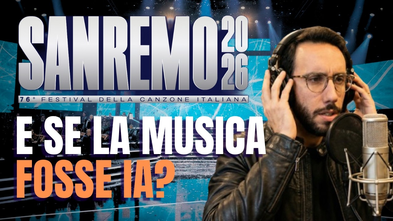 Esperimento con l'IA: brani fake per Sanremo 2026