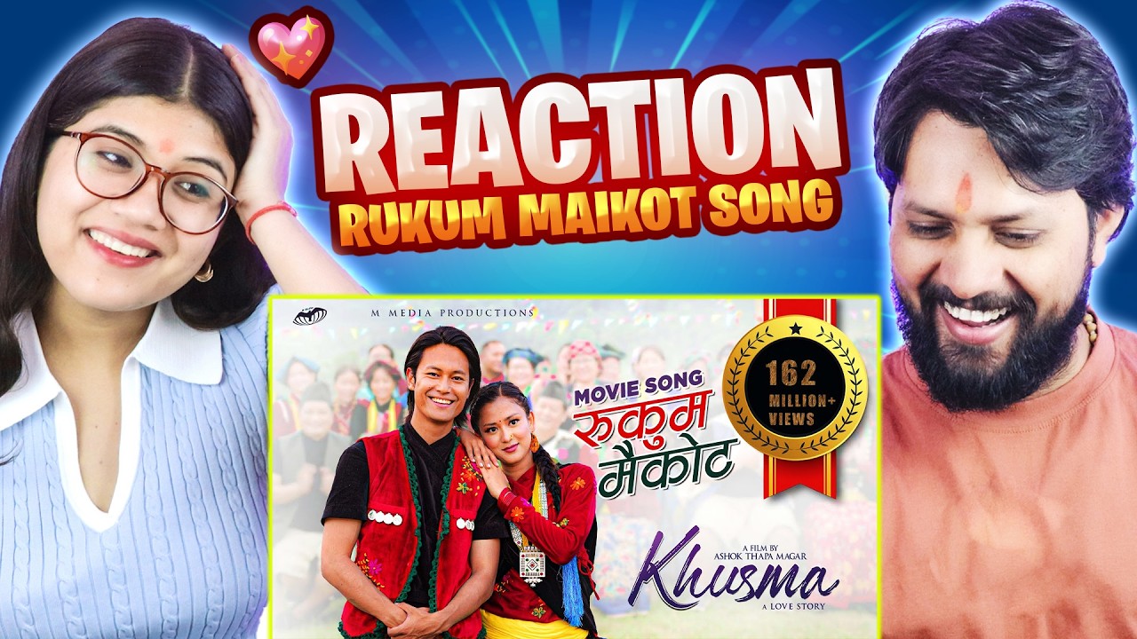NEPALI - RUKUM MAIKOT VIRAL SONG REACTION 😍| Ft. Dhiraj Magar, Upasana Singh Thakuri