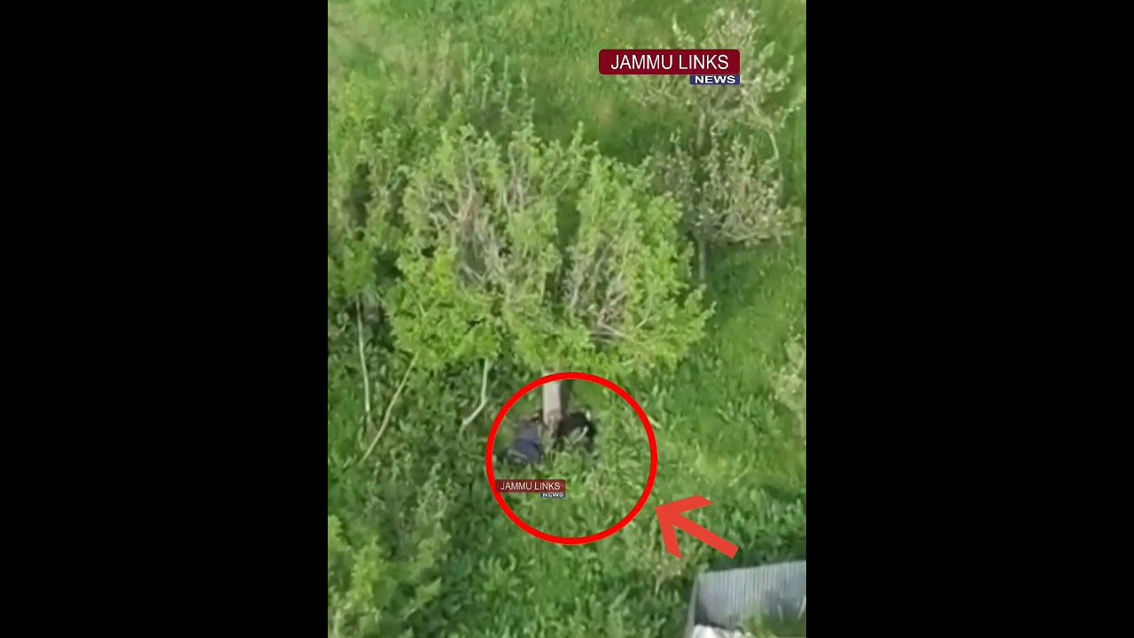 Sopore Encounter: Drone visuals show the two terrorists who were killed during gunfight