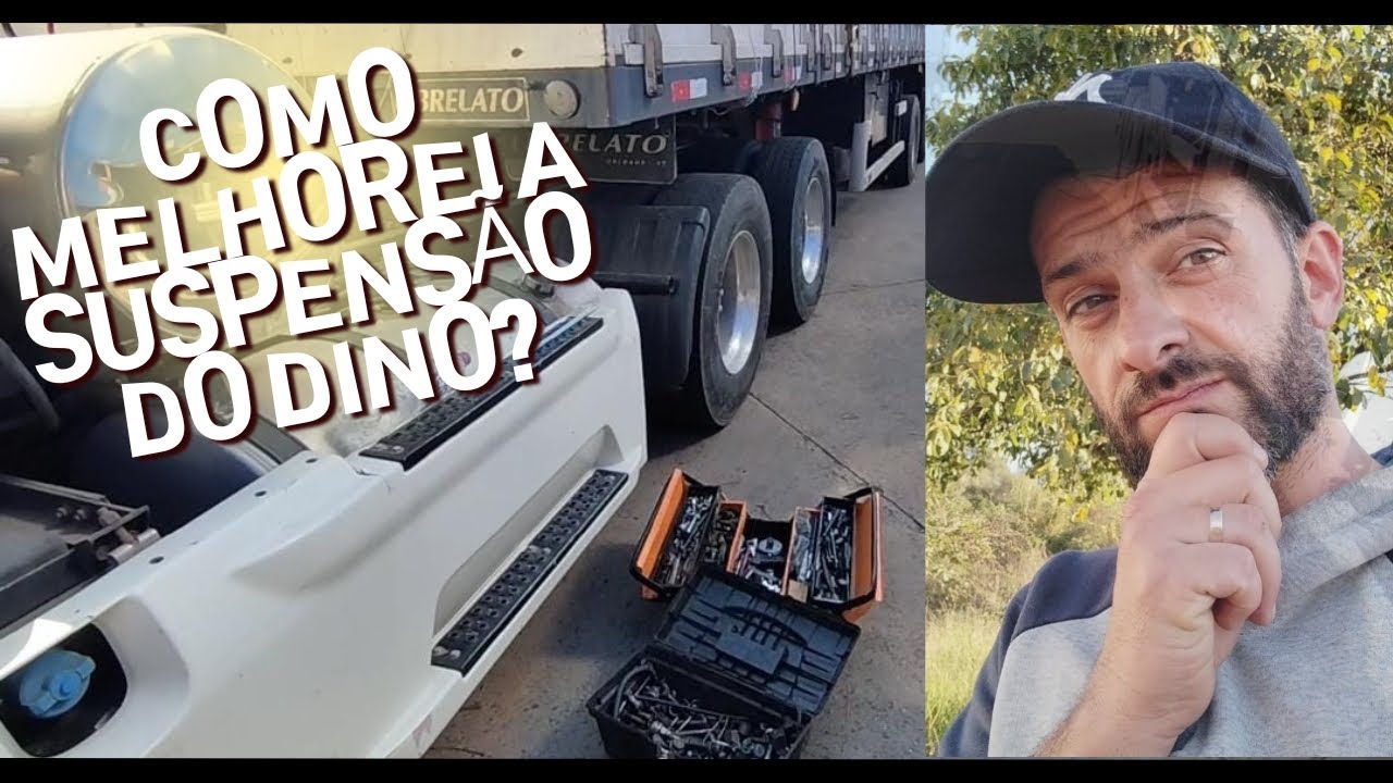COMO MELHOREI A SUSPENSÃO DO DINO? #international 9800i#caminhão #doki