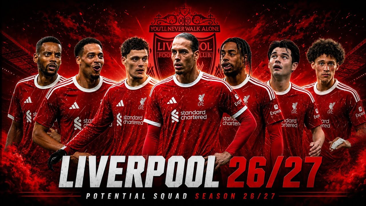 Liverpool Full Squad 2026/27 | New Signings, Transfers & Complete Team 🔥