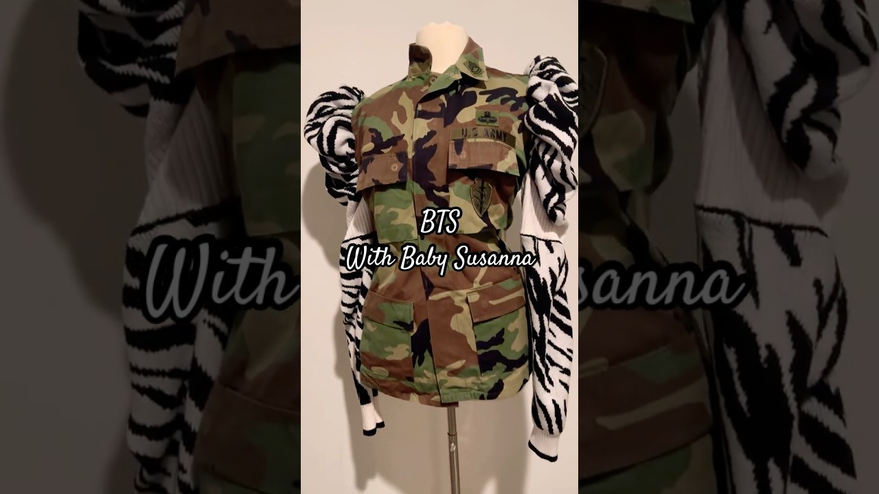Couture Camo Jacket BTS w/baby Susanna 🪡🔥