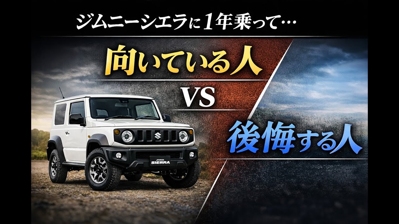 ジムニーシエラに1年乗って分かった。“向いている人・後悔する人”
