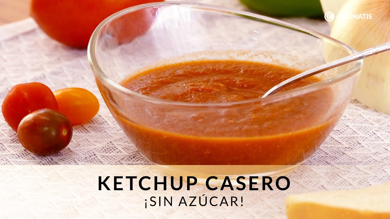 KETCHUP CASERO ¡Sin azúcar! 🍅​🍟​