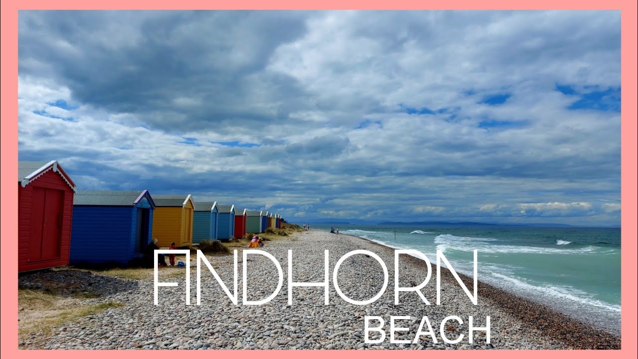 A quick walk at FINDHORN BEACH