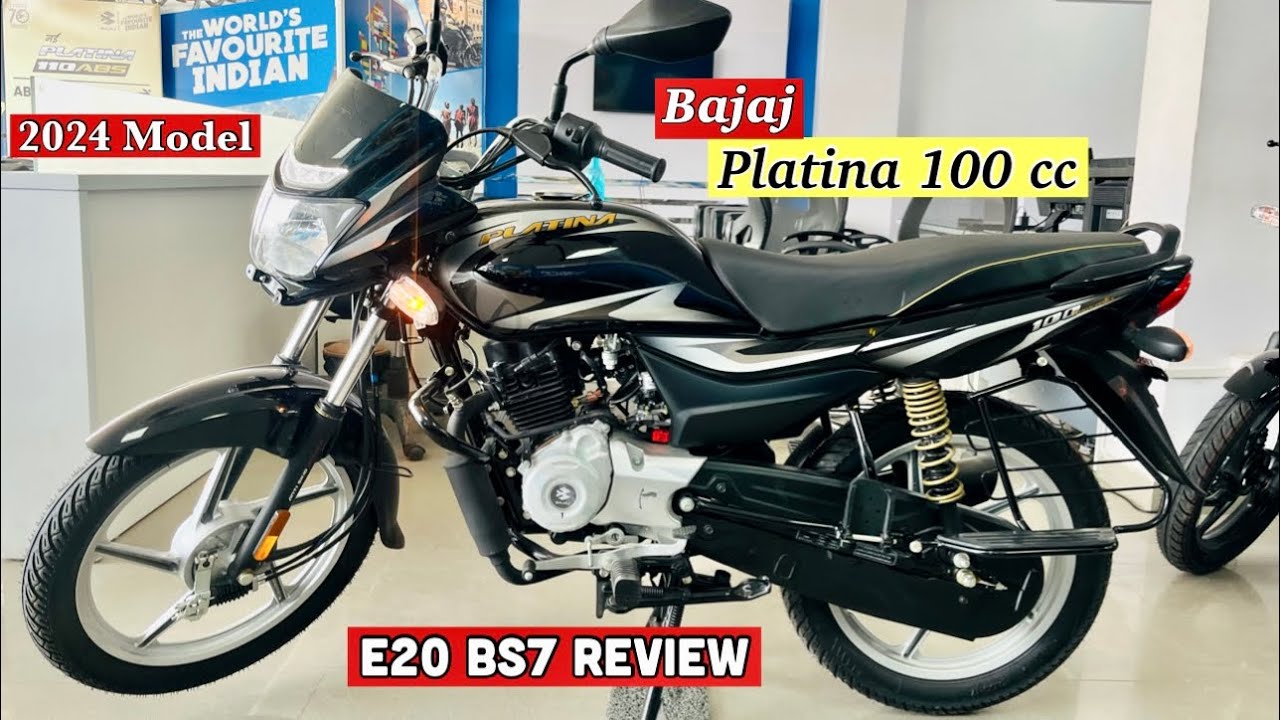 🔥Bajaj platina 100cc 2024 Model Details Review | Price Mileage Features | Platina 100 cc