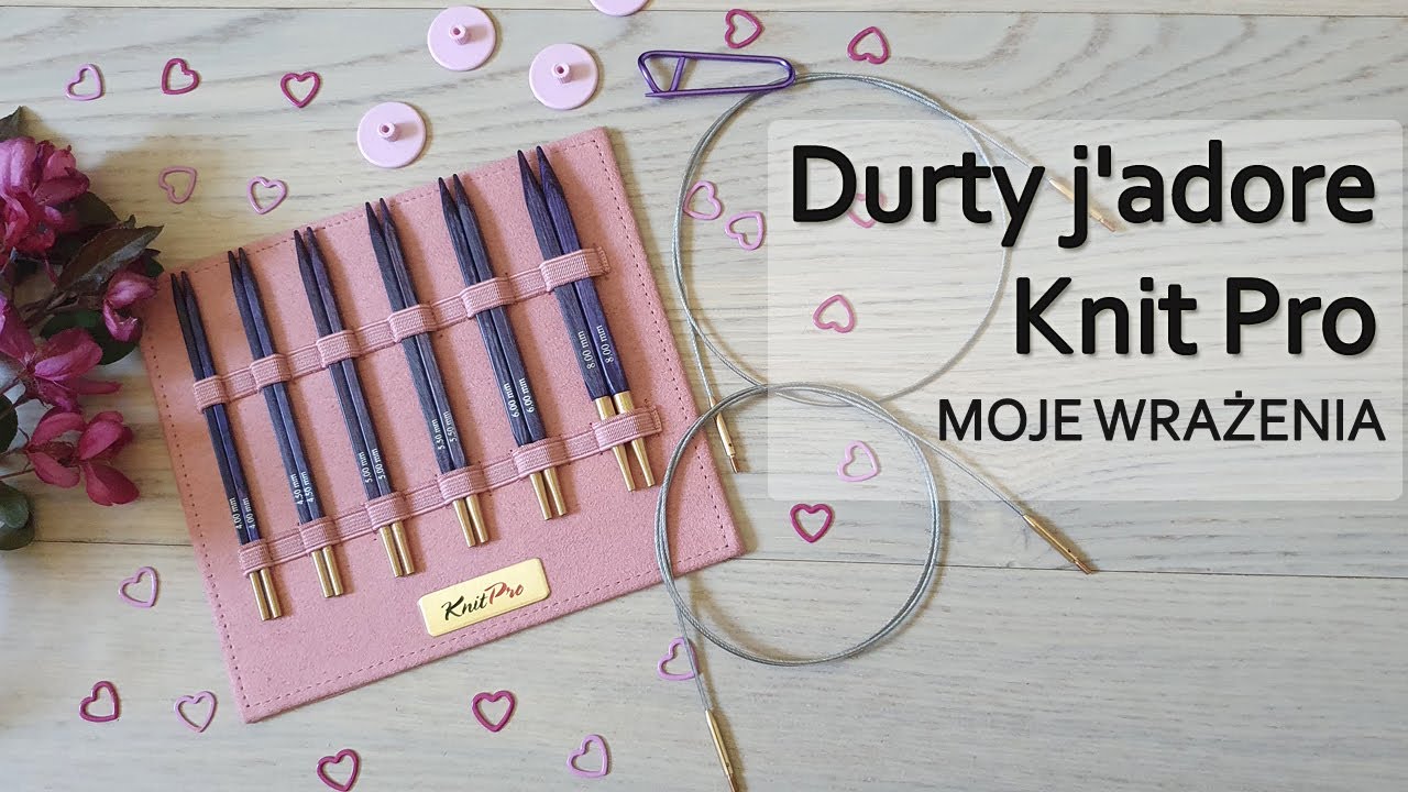 Druty J'adore Knit Pro z żyłkami do łączenia. Moje wrażenia. #iwonaeriksson #druty