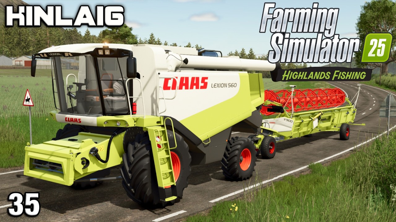 I WASN'T EXPECTING TO BUY THIS NEW COMBINE TODAY Highlands Fishing Expansion Kinlaig FS25 Ep 35