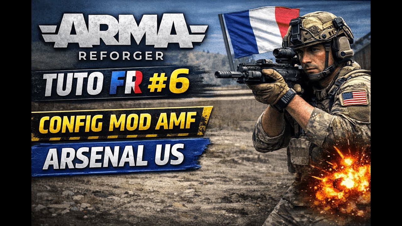 ARMA REFORGER – TUTO FR #6 : Configurer le mod AMF dans l’arsenal US