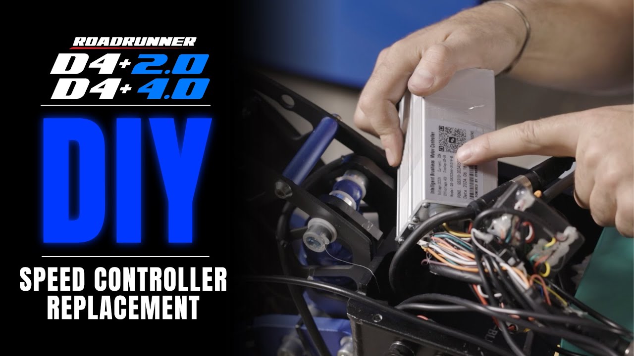 D4+ 4.0 and D4+ 2.0 Speed Controller Replacement